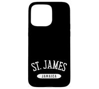 Custodia per iPhone 15 Pro Max St. James - Camicia stile college Saint James Giamaica