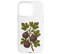 Custodia per iPhone 15 Pro Max Stampa artistica vintage con fico botanico natura frutta