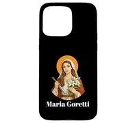 Custodia per iPhone 15 Pro Max Stampa con citazione di Santa Maria Goretti