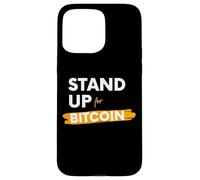 Custodia per iPhone 15 Pro Max Stand Up For Bitcoin Cryptocurrency Is Freedom BTC Crypto