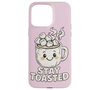 Custodia per iPhone 15 Pro Max Stay Toasted Cute Hot Chocolate Marshmallow Tazza Cozy W