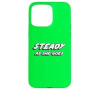 Custodia per iPhone 15 Pro Max Steady as She Goes | 2000's Music Song White