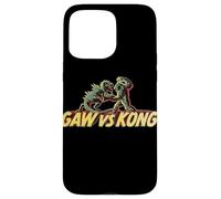 Custodia per iPhone 15 Pro Max Stencil Mash Geek tra King Kong Skull Island e Gaw MonsterVerse