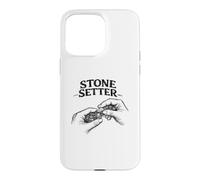 Custodia per iPhone 15 Pro Max Stone Setter camicia per creare gioielli con avvolgimento di