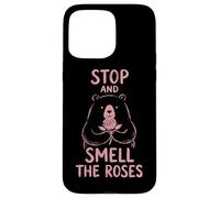Custodia per iPhone 15 Pro Max Stop And Smell The Roses Escursionismo Campeggio all'aperto Amante della natura