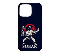 Custodia per iPhone 15 Pro Max Subak Arti Marziali Coreano Karate Tiger Enzo Dojo Formazione