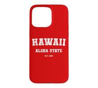 Custodia per iPhone 15 Pro Max Summer Hawaiian Islands (est 1959) Hawaii Aloha State