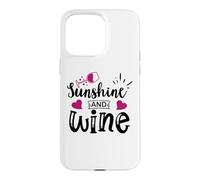 Custodia per iPhone 15 Pro Max Sunshine & Wine Book Club Merch,Read Between the Wines Women