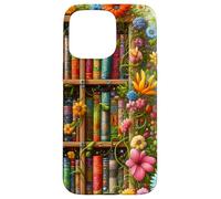 Custodia per iPhone 15 Pro Max Supercute Girasoli Multicolore Per Lettori Libreria Design