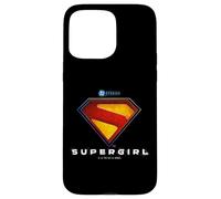 Custodia per iPhone 15 Pro Max Supergirl 2026 Full Color Shield Name Under Shield