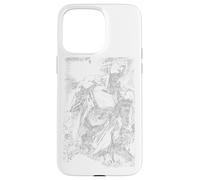 Custodia per iPhone 15 Pro Max Superman Exploding Space Sketch