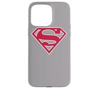 Custodia per iPhone 15 Pro Max Superman Red & White Shield Logo