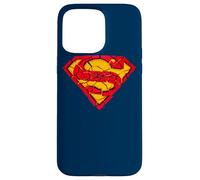 Custodia per iPhone 15 Pro Max Superman Shattered Shield Logo