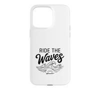 Custodia per iPhone 15 Pro Max Surf Beach Graphic Surfer Gift Coastal Surfing Lover