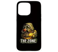 Custodia per iPhone 15 Pro Max Survival Duck Maschera antigas Graphic Post Apocalyptic Gaming