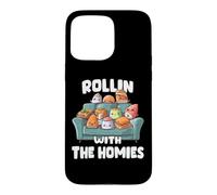 Custodia per iPhone 15 Pro Max Sushi Art - Design ispirato agli anime per gli amanti del