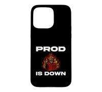 Custodia per iPhone 15 Pro Max SysAdmin Prod Is Down Server On Fire DevOps Tech Humor