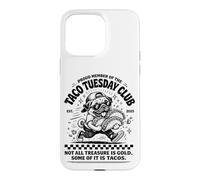 Custodia per iPhone 15 Pro Max Taco Tuesday Club Divertenti carlini e amanti del cibo