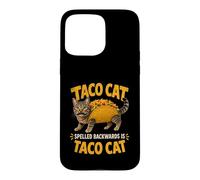 Custodia per iPhone 15 Pro Max Tacocat Spelled Backwards is Tacocat Funny Taco Meme Mexican