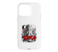 Custodia per iPhone 15 Pro Max Tara Dea buddista Lotus Moon Phases Meditazione
