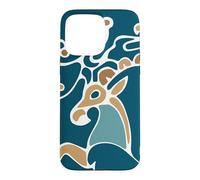 Custodia per iPhone 15 Pro Max Tatuaggio Esoterico Siberian Ice Prince Princess Deer