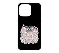 Custodia per iPhone 15 Pro Max Teacher Introvert Graded Paper Over People
