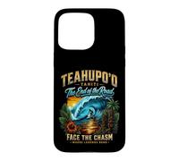 Custodia per iPhone 15 Pro Max Teahupo'o Tahiti Nui Polynesia Cavalca la leggenda Surf Addicted