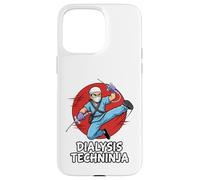 Custodia per iPhone 15 Pro Max Tecnico di dialisi Techninja Nefrologia Tech Infermiera Renale
