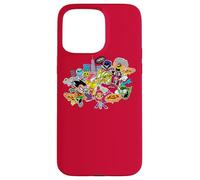 Custodia per iPhone 15 Pro Max Teen Titans Go! Pizza War!