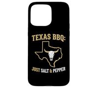 Custodia per iPhone 15 Pro Max Texas BBQ Just Sale and Pepper Authentic Pitmaster Grilling