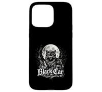 Custodia per iPhone 15 Pro Max The Black Cat Gothic Vintage Horror Design