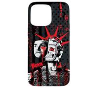 Custodia per iPhone 15 Pro Max The Boys Homelander Statue of Liberty Skull Graffiti TV Show