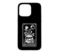 Custodia per iPhone 15 Pro Max The Cultivator Macabre Tarocco Carta Cranio Fioriera Botanica