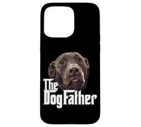 Custodia per iPhone 15 Pro Max The Dog Father Chocolate Lab Dad Brown Labrador Dad
