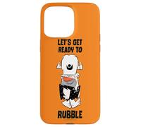 Custodia per iPhone 15 Pro Max The Flintstones Barney Let's Get Ready to Rubble