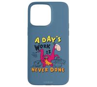 Custodia per iPhone 15 Pro Max The Flintstones Dino A Day's Work Is Never Done