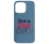 Custodia per iPhone 15 Pro Max The Flintstones Fred Barney Stacks on Stacks