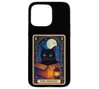 Custodia per iPhone 15 Pro Max The Hermit Gatto Carta Dei Tarocchi