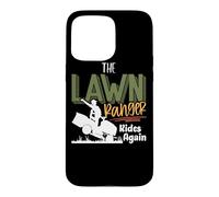 Custodia per iPhone 15 Pro Max The Lawn Ranger Rides Again - Mower Mowing - Lawn Caretaker