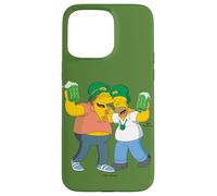 Custodia per iPhone 15 Pro Max The Simpsons Homer and Barney Cheers to St. Patrick’s Day