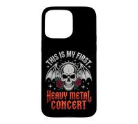 Custodia per iPhone 15 Pro Max This Is My First Heavy Metal Concert Metalli Pesanti