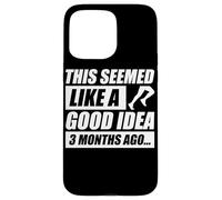 Custodia per iPhone 15 Pro Max This seemed like a good idea jogging corridore divertente