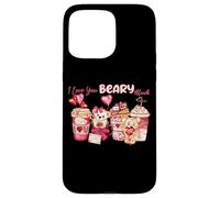 Custodia per iPhone 15 Pro Max Ti amo Beary Much Cute Bear Romance