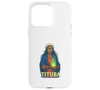 Custodia per iPhone 15 Pro Max Tituba Salem, leggenda popolare del processo alle streghe, design inquietante
