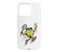 Custodia per iPhone 15 Pro Max Top Spin Tennis Ball Ice Cream Drip Rainbow Racket Colorful