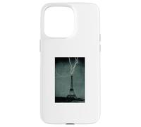 Custodia per iPhone 15 Pro Max Torre Eiffel Fulmine Strike 1902 - Vintage NOAA Photo Art