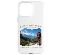 Custodia per iPhone 15 Pro Max Tour Du Mont Blanc Grandi escursioni d'Europa Escursioni Donna Uomo
