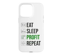 Custodia per iPhone 15 Pro Max Trader di criptovalute - Mangia ripetizione profitto sonno