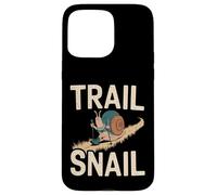 Custodia per iPhone 15 Pro Max Trail Snail - Divertente gioco di parole