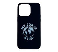 Custodia per iPhone 15 Pro Max Travel Job è un umorismo aereo di Trip Globe